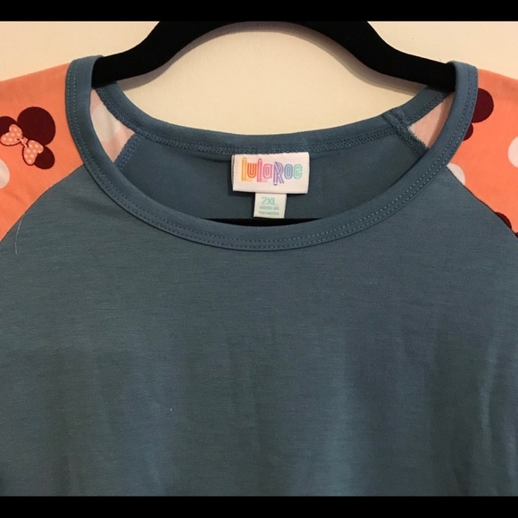 ➕BNWT Disney/LLR 2X Randy Blue w/ Polka Dot Minnie - Picture 4 of 5